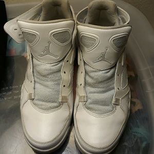 white Jordan's